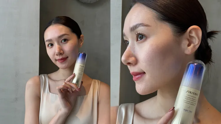 激抗痕彈力帶緊緻V臉夜間精華。張家玲攝