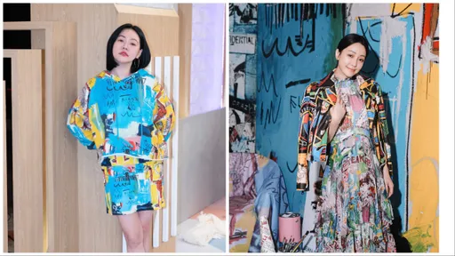 小S搶穿alice + olivia藝術家聯名新作 攜謝欣穎一起當潮酷girl