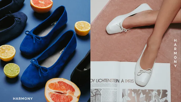 法國品牌Reqins的芭蕾舞鞋系列也進駐新竹快閃店。品牌提供