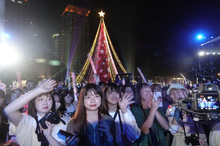 陳勢安的女粉絲在現場不斷尖叫。江孟謙攝