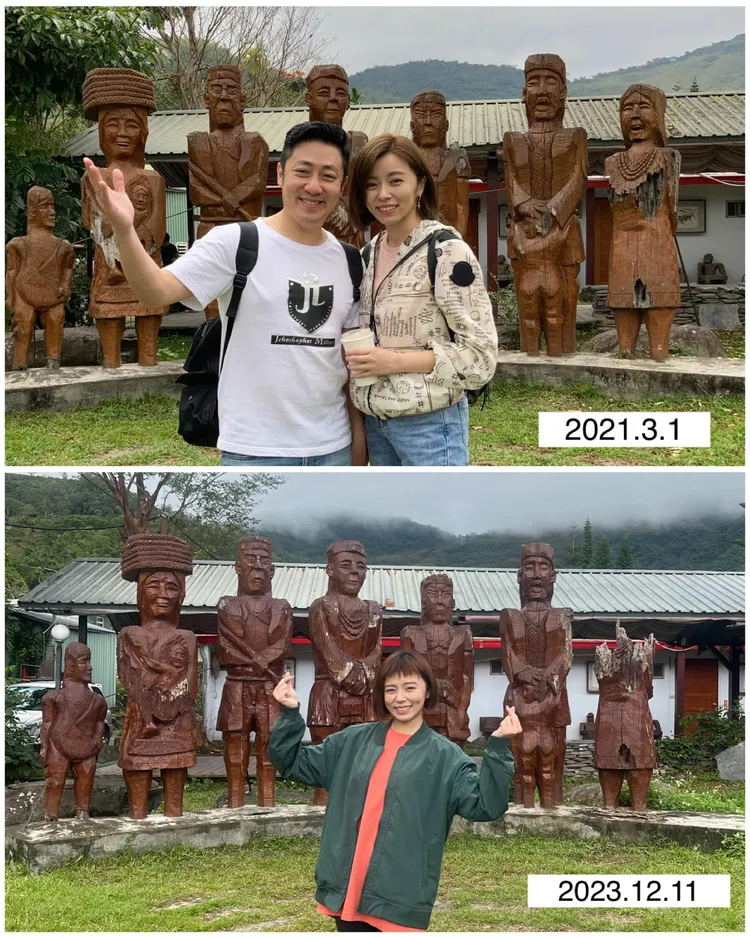 王瞳在艾成離開1年後，重遊舊地寫下「愛一直在」。翻攝自王瞳臉書
