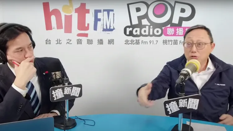 姚立明（右）說，現在根本沒必要打柯，反而是要接收柯粉。翻攝自《POP撞新聞》