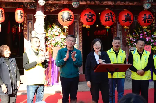 蔡英文力挺蔡其昌更上一層樓 盼總統大選「英德美、贏得美」