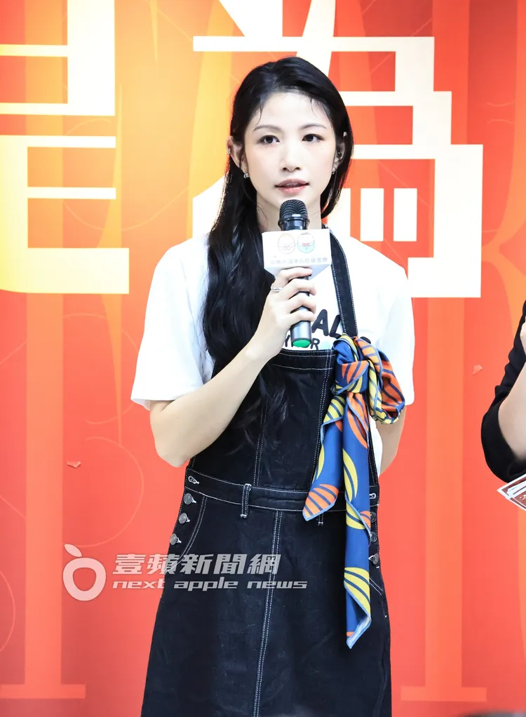 懷有5個月身孕的李千娜氣色紅潤。特勤中心攝