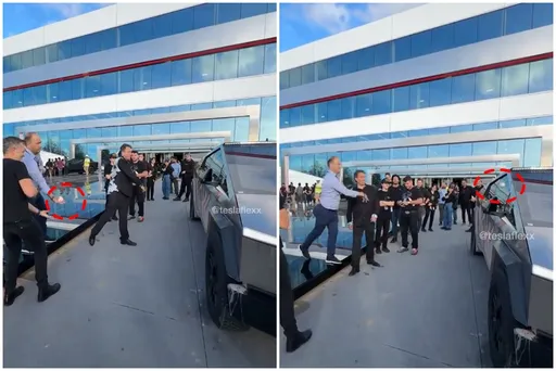 特斯拉再現Cybertruck砸窗秀 「破碎感貼紙」標價1700腦粉全搶光