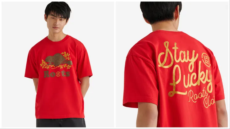 農曆新年系列短袖T恤（紅色），1980元。品牌提供