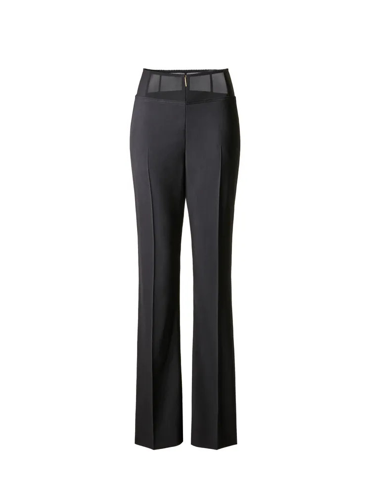 細節羊毛混紡長褲，3499元。品牌提供