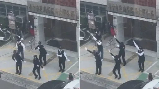 7警「大跳科目三」拍影片　大甲分局：用幽默方式警政宣導