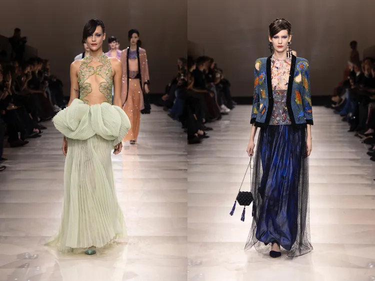 GIORGIO ARMANI 2024春夏高訂秀。品牌提供