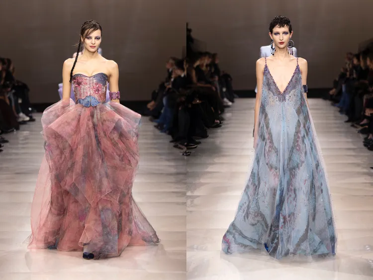 GIORGIO ARMANI 2024春夏高訂秀。品牌提供