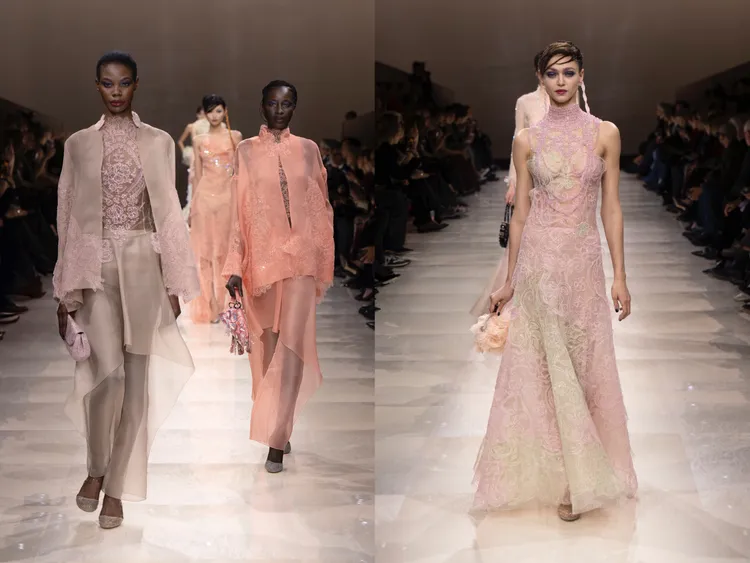 GIORGIO ARMANI 2024春夏高訂秀。品牌提供