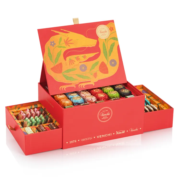Venchi祥龍新年巧克力聚寶禮盒，3950元。品牌提供