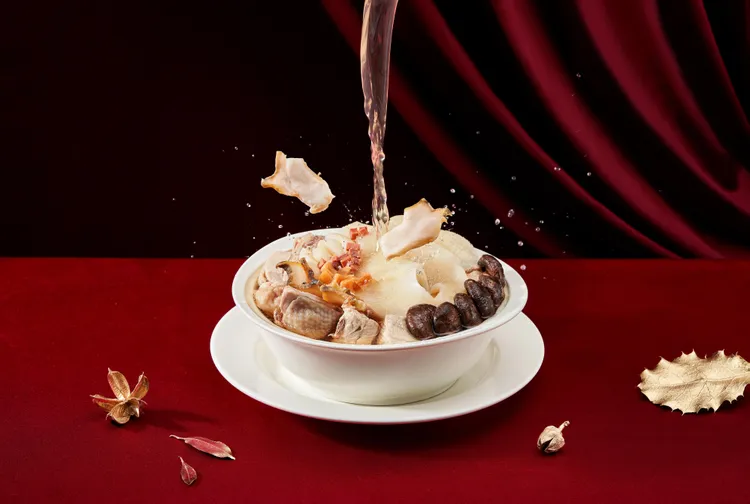 年菜外帶廣式極品佛跳牆。頂粵吉品提供