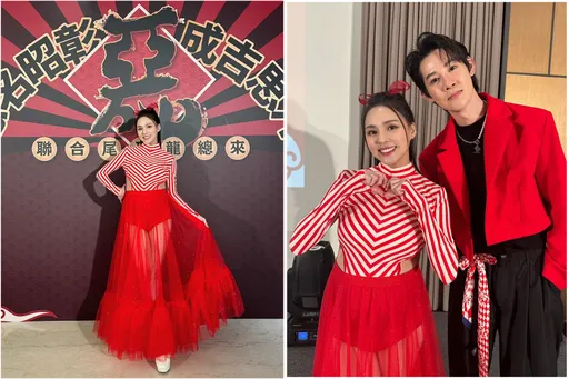 熊熊挺9月孕肚主持尾牙 眾人驚呼神奇:肚子不見了