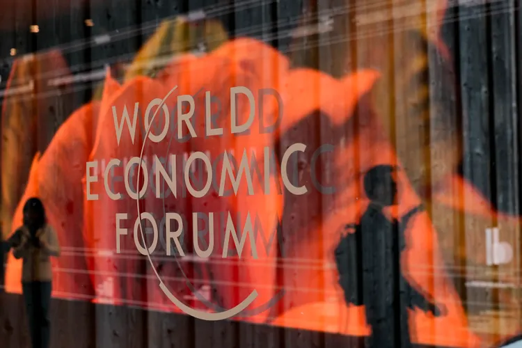 世界經濟論壇於瑞士達沃斯舉行。美聯社