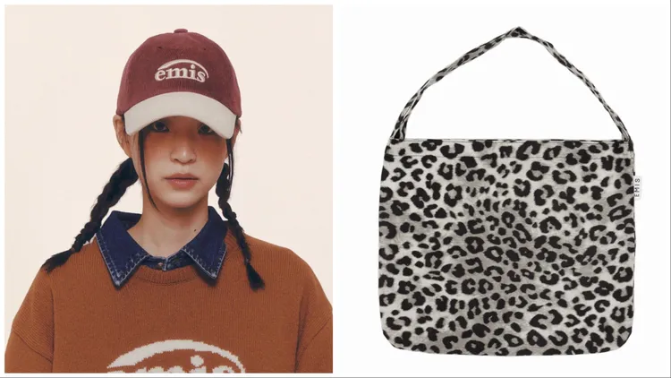 韓星愛用瘦臉「神帽」以及韓素希同款印花包快閃店中就有。品牌提供