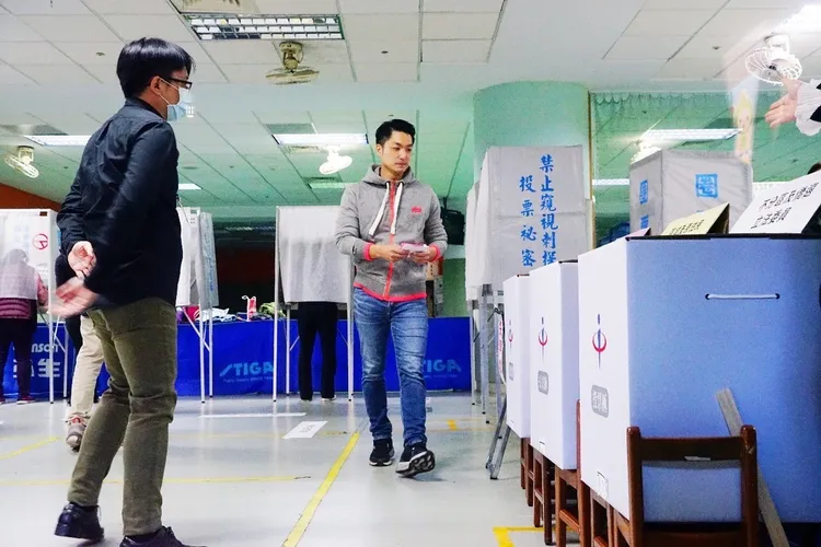 蔣萬安看好天氣可以提高投票率。北市府提供