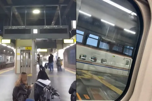 日7.6強震驚險瞬間!車站天搖地動「感覺快塌了」 女主播驚喊:海嘯!快逃