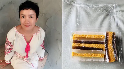 女星巿場買涼糕聽價格驚呆!求教「是通膨太嚴重還是我不懂」