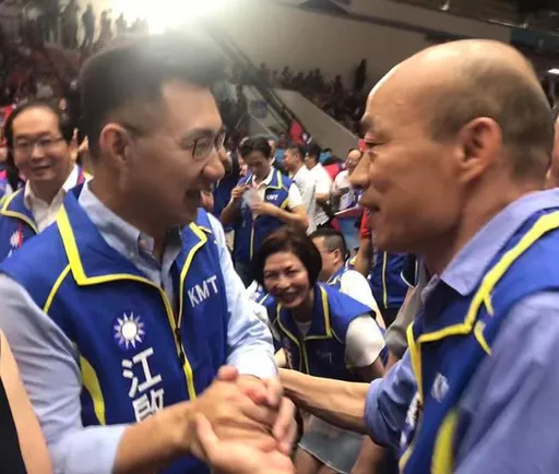 「韓江配」成形!3周前合體誇「鼻子大」 韓國瑜問江妻:厲害嗎?