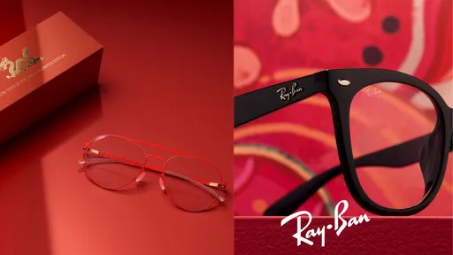 過年眼鏡也要換新裝！　鏡框暗藏龍紅色、金色龍紋「招好運」