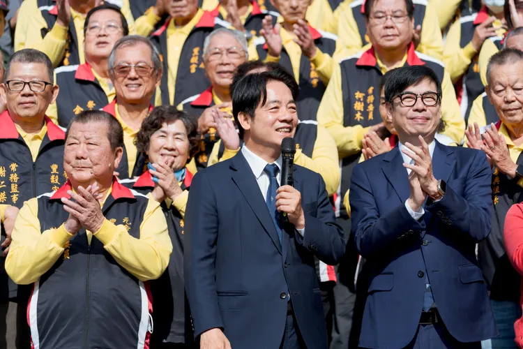 賴清德致詞。民進黨提供