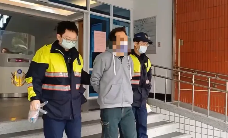 警方查獲楊男送辦。翻攝畫面