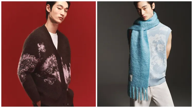 COS新年系列將龍年限定印花結合花卉圖樣。品牌提供