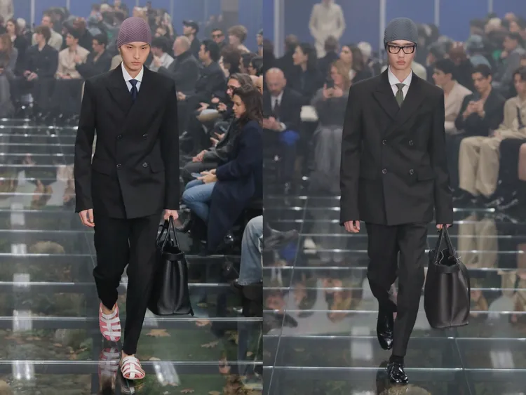 PRADA 2024秋冬男裝。品牌提供