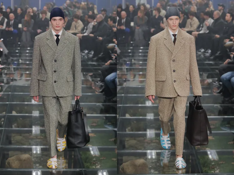PRADA 2024秋冬男裝。品牌提供