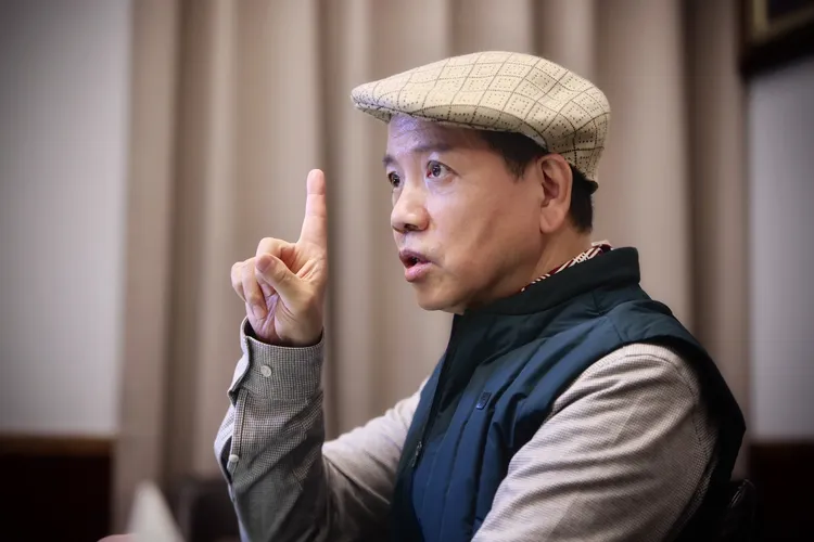 陳凱倫很感恩老婆黃莉屏一路相挺。林林攝