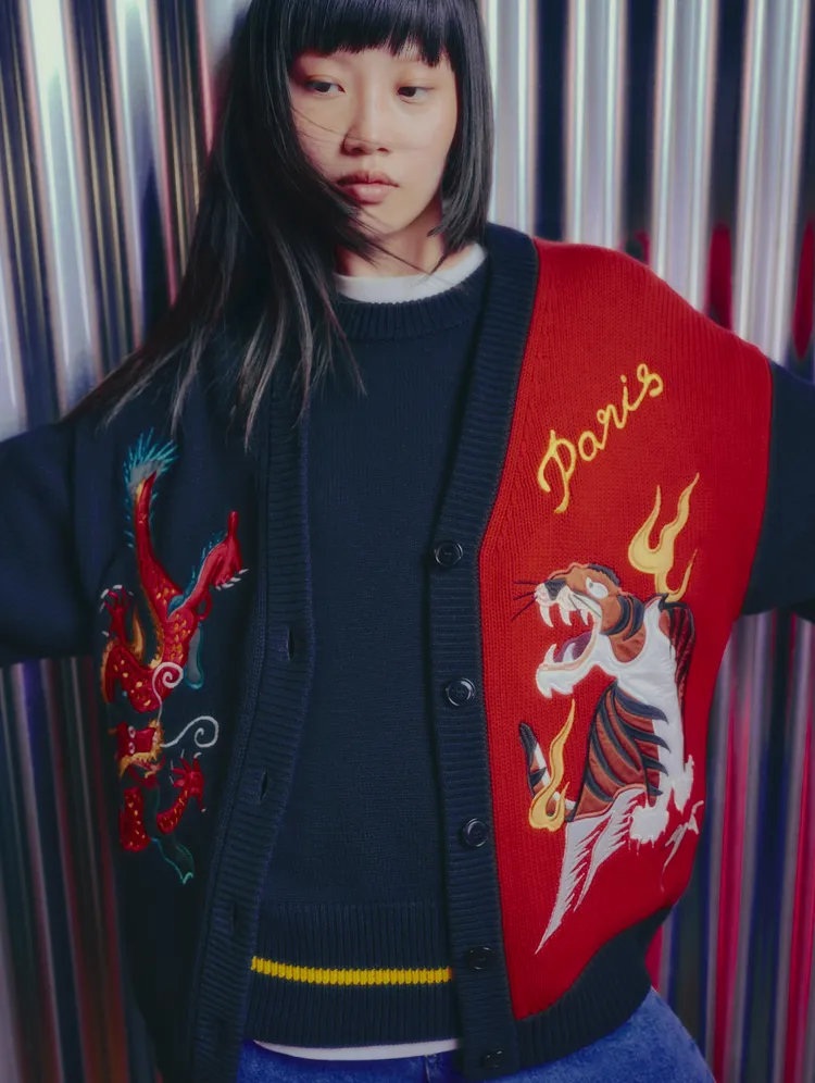 KENZO新年系列結合了龍與虎圖案。品牌提供