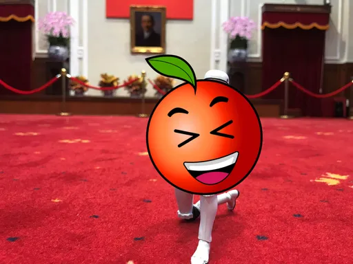 台灣才有！總統府內跪地拍「小廢物」高歌　恥度無極限引朝聖