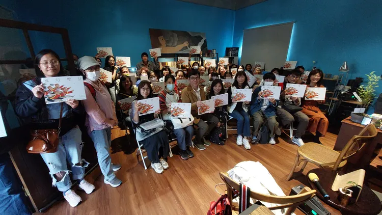 《魔幻聖貝—拉阿魯哇族的貝神》3日新書發表會。凃建豐攝