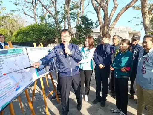 台南学甲3条主要干道优化换新 黄伟哲:持续提升溪北交通安全