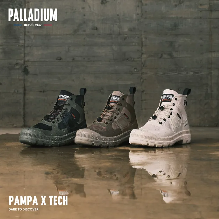 PALLADIUM推出米其林科技聯名系列第四代鞋款。品牌提供