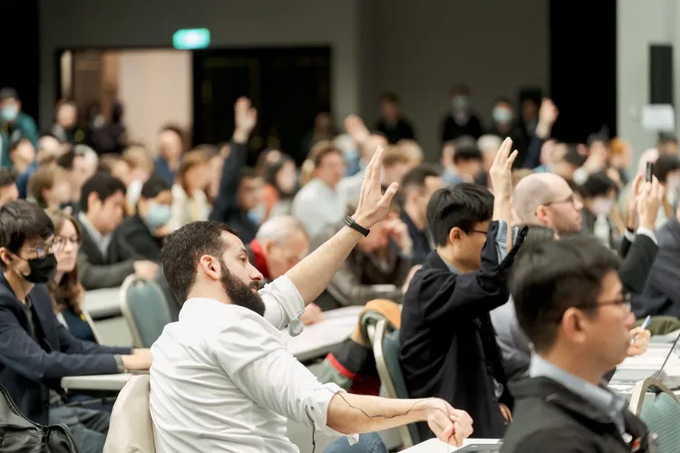 外媒提問。賴清德競總提供