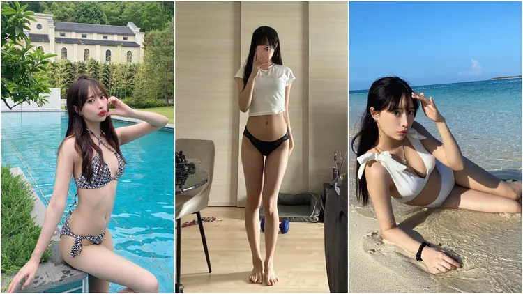 身高168公分的藤川流夢身材玲瓏有緻。翻攝自藤川流夢社群X（推特）