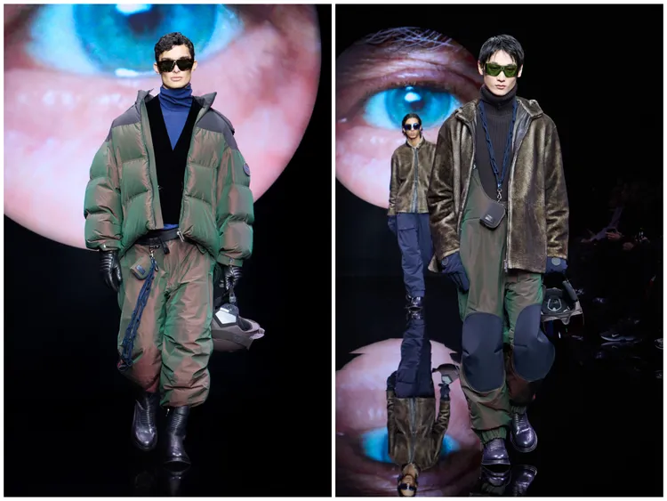 GIORGIO ARMANI 2024秋冬男裝秀。品牌提供