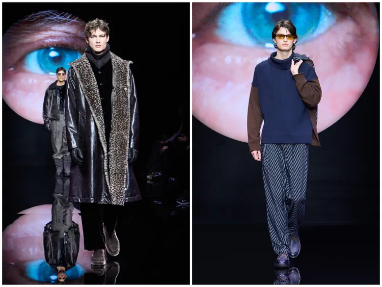 GIORGIO ARMANI 2024秋冬男裝秀。品牌提供