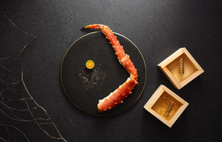 「阪前和牛鐵板燒」帝王蟹腳。業者提供