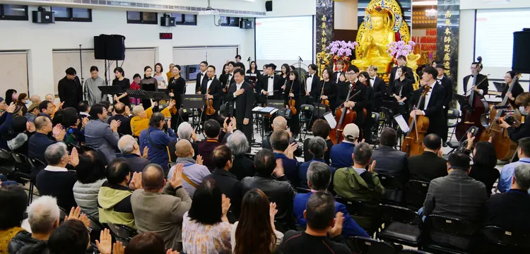 《華嚴宗》專輯發布，期望透過音樂展現佛菩薩的悲、智、願、行精神。翻攝畫面