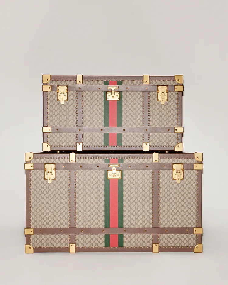 GUCCI Valigeria硬殼行李箱，價格店洽。品牌提供
