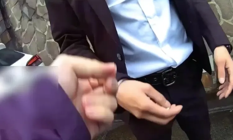 黃姓車手自稱外務部人員。翻攝畫面