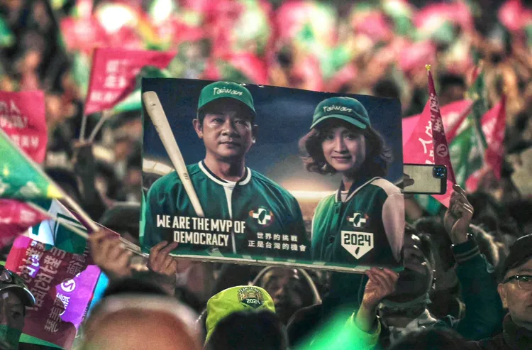 支持者自制P圖。林林攝