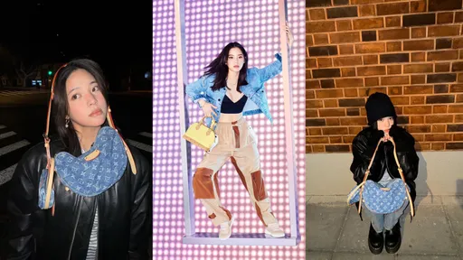 歐陽娜娜搶曬LV Remix新包　穿黑Bra耍辣、賣萌都百搭