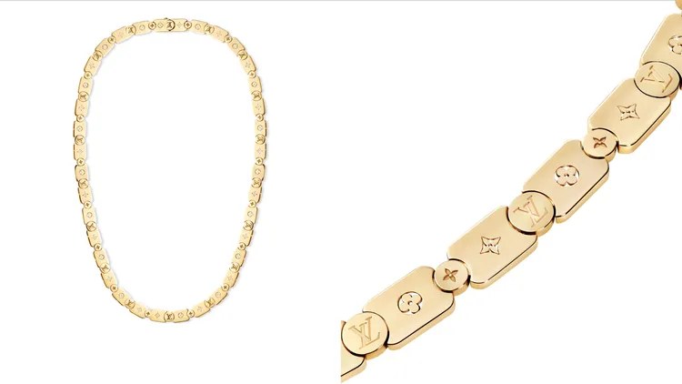 GOURMETTE項鏈配黃K金，93萬元。品牌提供