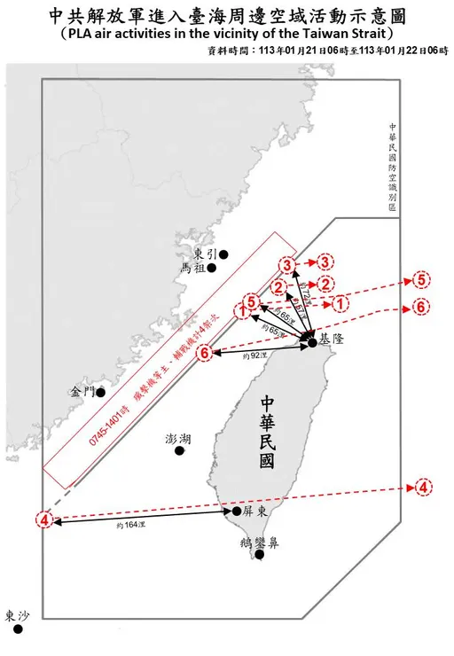 中國空飄氣球襲台創新高! 6顆南北「包夾台灣島」