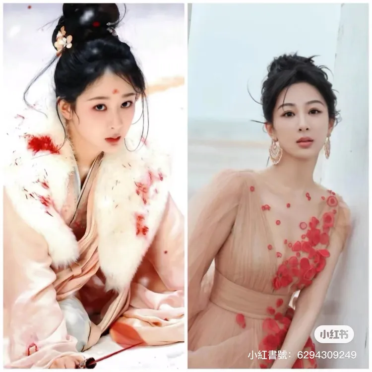 網友發現楊紫此次的裝造與《長相思》中的造型相當雷同。翻攝夢想小紅書