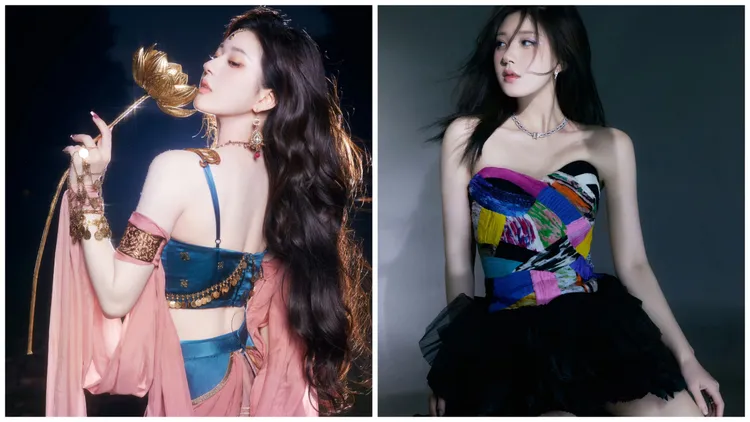趙露思的西域女郎裝扮與甜酷造型都獲得好評。翻攝趙露思工作室微博